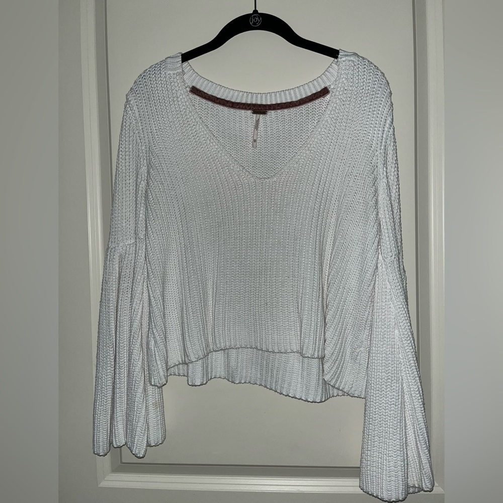 Free People White Sweater